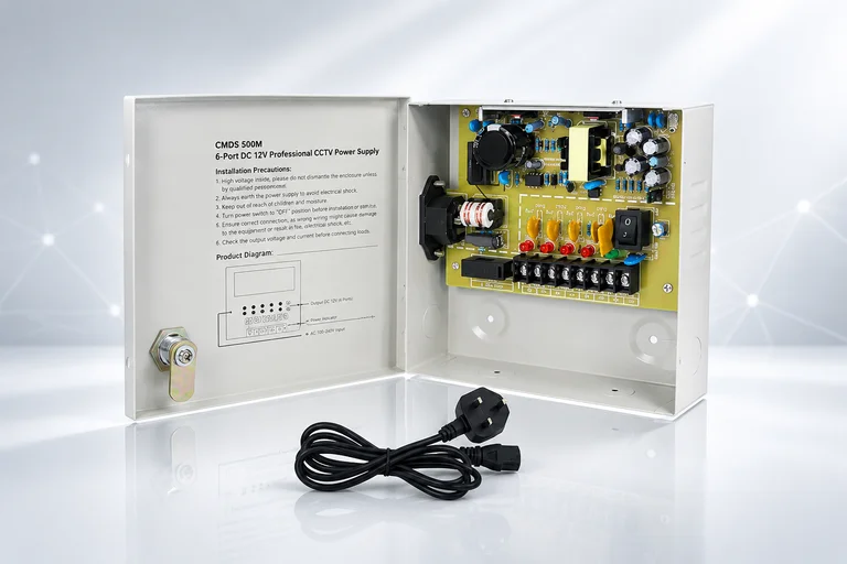 CMMS power supply control enclosure
